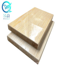 Qinge 44mm blockboard wood Melamine Faced Block Board Pine Poplar Alcacia Core with CARB Certificate